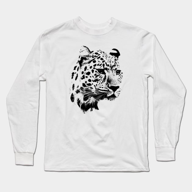 Cheetah Long Sleeve T-Shirt by hudayadi